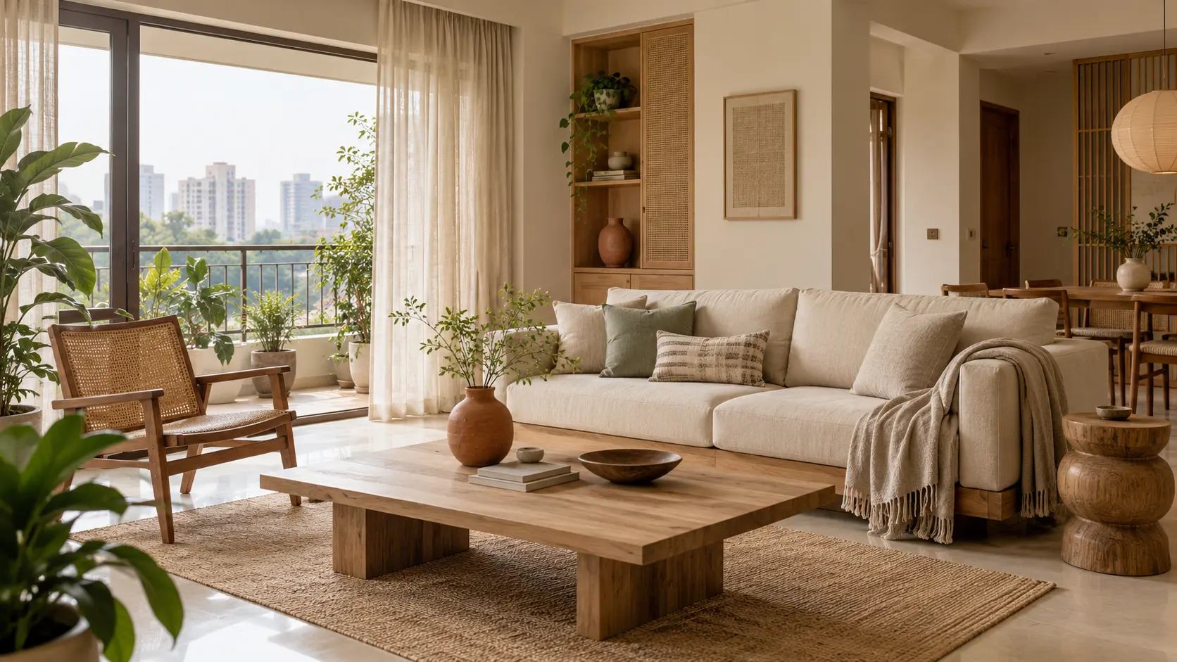Japandi interior design for Indian homes