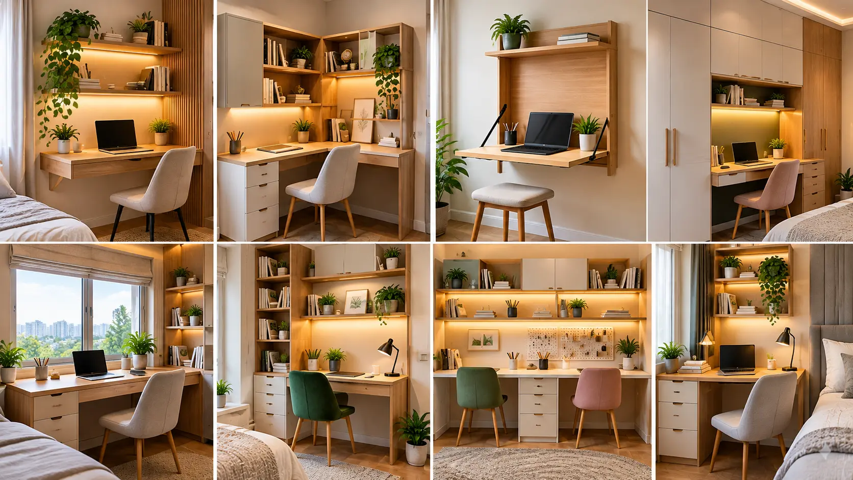 Study Table Design for Small Rooms