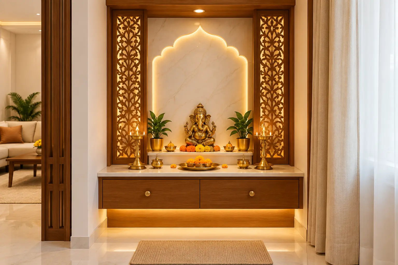 15 Pooja Room Design Ideas for Small Indian Homes